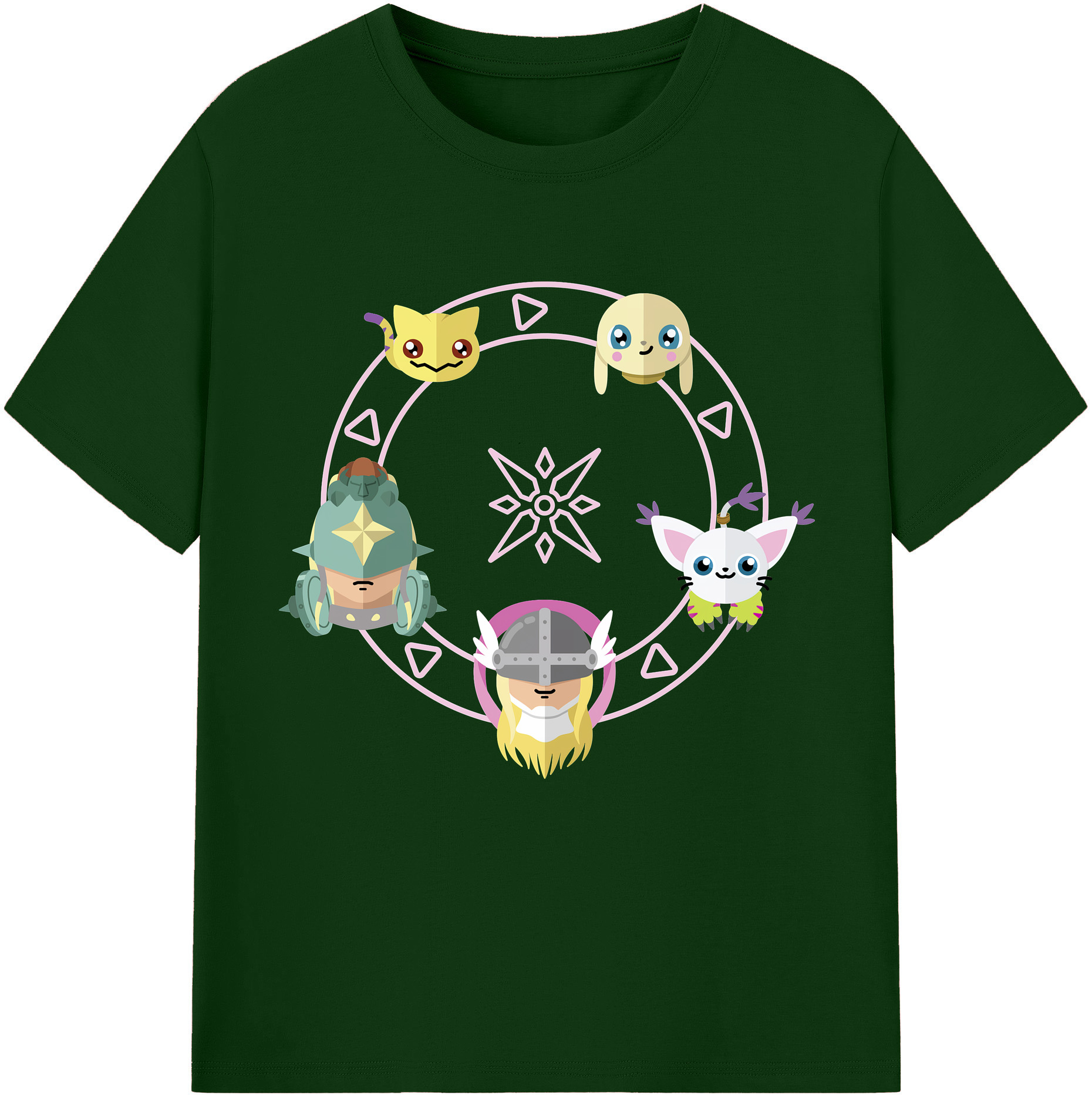 （画像用） Digimon デジタルモンスター/デジモン 綿100％半袖Tシャツ（フロントプリント）
